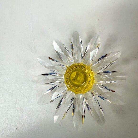 Swarovski Crystal SCS 1999 Yellow Marguerite Daisy Flower Figurine With Original - Picture 4 of 4